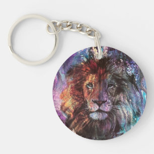 Porte-clefs Lion pour peinture Porte - clé acrylique