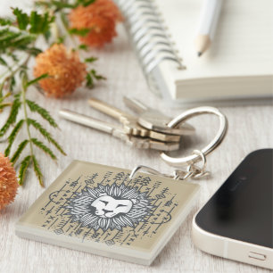 Porte-clefs Lion Tribal