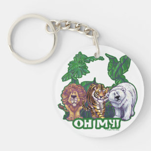 Porte-clefs Lions Tiger Ours Oh Mon
