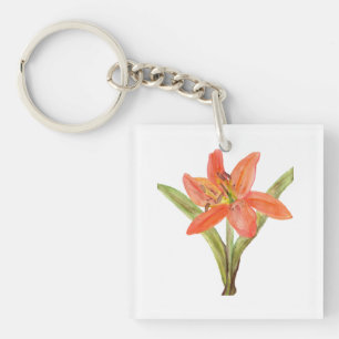 Porte-clefs Lis tigré