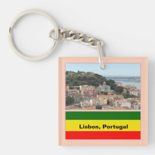 Porte-clefs Lisbonne, Portugal Skyline
