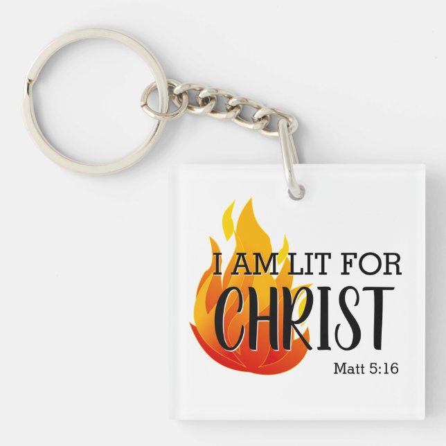 Porte-clefs LIT POUR CHRIST Christian (Devant)