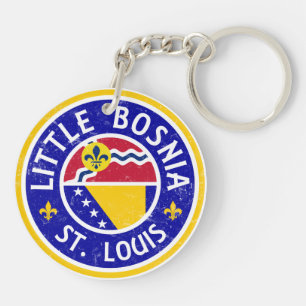 Porte-clefs Little Bosnie St. Louis, Bosniaque Américain