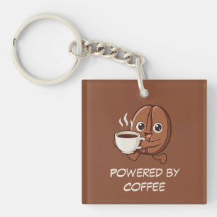 Porte-clefs Little Kaka – Propulsé par le Café