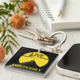 Porte-clefs Live Ambitiment Porte - clé