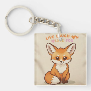 Porte-clefs Live Lauder mignon renard