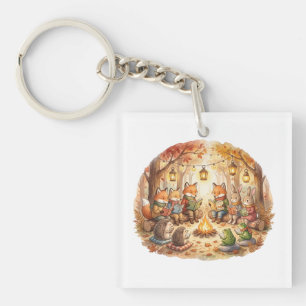 Porte-clefs Livre de la forêt Coussin cottagecore de forêt c