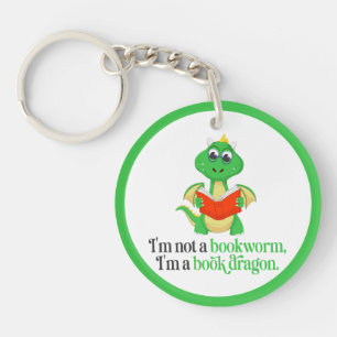 Porte-clefs Livre de lecture amusant - Bibliophile