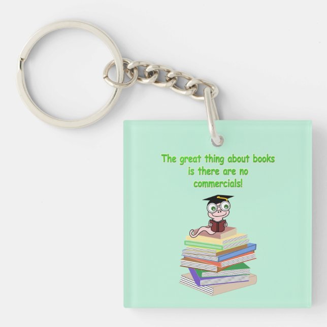 Porte-clefs Livre Worm (Devant)