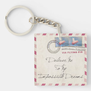 Porte-clefs Livrer Vous-Même Via Flying Pig