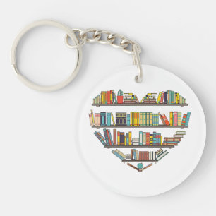 Porte-clefs Livres cool Lecture Hommes Femmes Livre Lover Lite