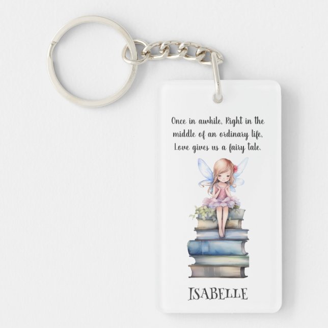 Porte-clefs Livres de devis fées mignonnes (Devant)