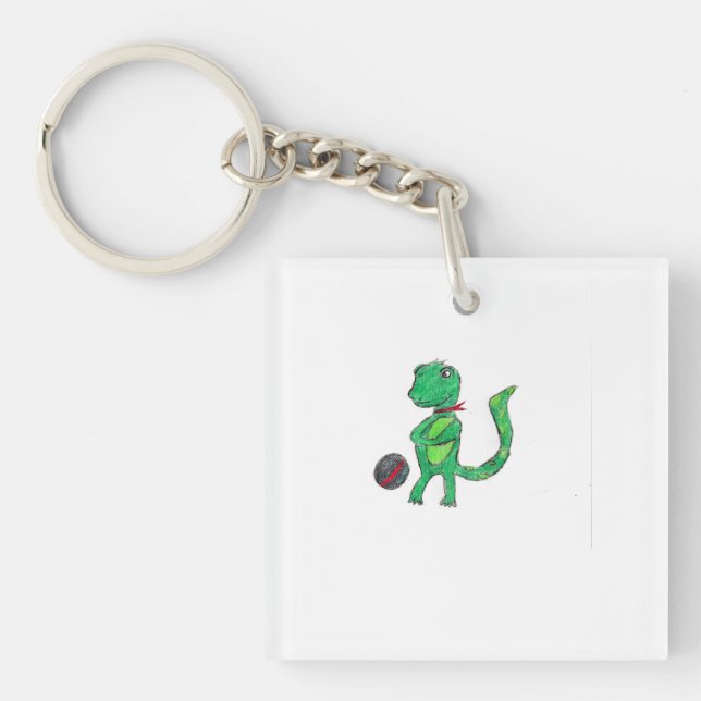 Porte-clefs Lizzard tacheté (Devant)