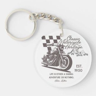 Porte-clefs Llavero acrílico/llavero para motociclistas 