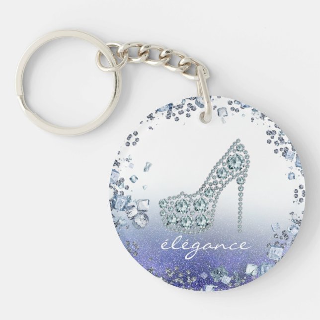 Porte-clefs LLAVERO con cristal elegante (Devant)