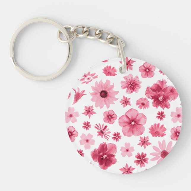 Porte-clefs llavero flores (Devant)