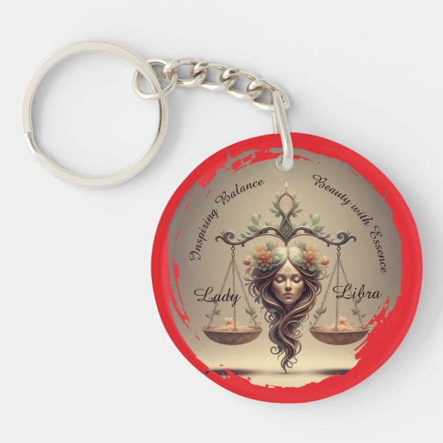 Porte-clefs Llavero Lady Libra (Devant)