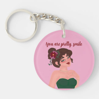 Porte-clefs llavero tu eres linda para dama