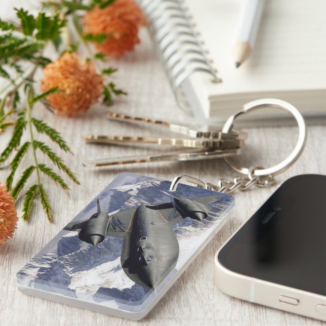 Porte-clefs Lockheed SR-71B Blackbird (Devant droit)