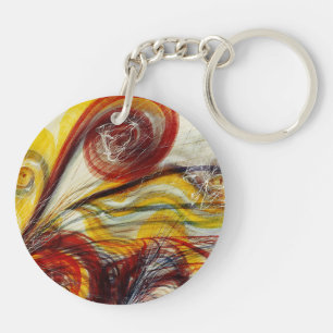 Porte-clefs L'oeil de Dieu par Georgiana Houghton