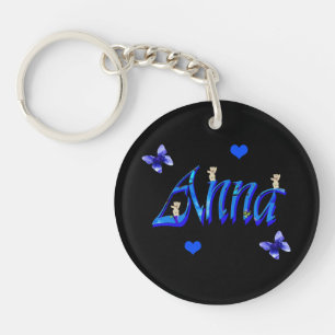 Porte-clefs Logo Anna Name,