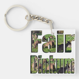 Porte-clefs Logo authentique australien Fair Dinkum,