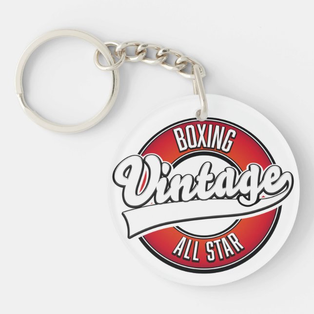 Porte-clefs Logo Boxe Vintage All star (Devant)