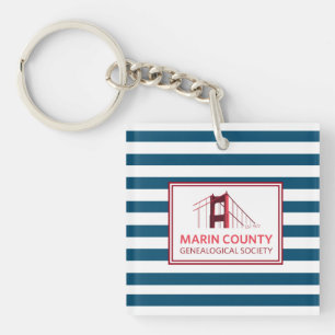 Porte-clefs Logo de bande MCGS avec bordure