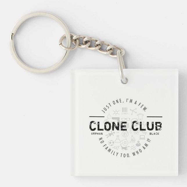 Porte-clefs Logo de club de clone (Devant)
