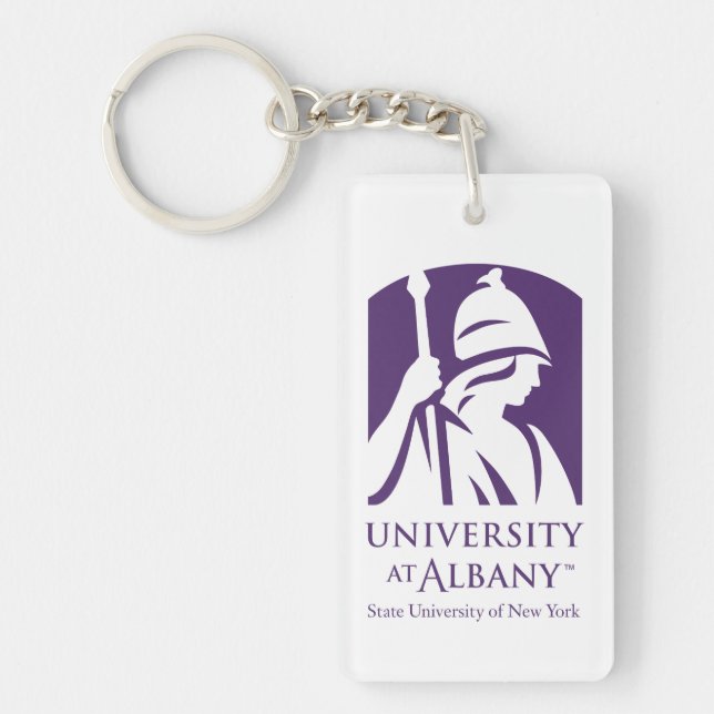 Porte-clefs Logo de l'Université d'Albany (Devant)