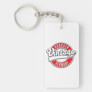 Porte-clefs Logo de style vintage Hanover Allemagne.