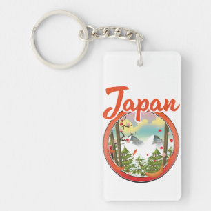 Porte-clefs logo de voyage au Japon