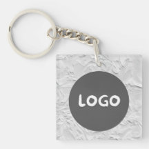 Logo d'entreprise Motif blanc et code QR double fa