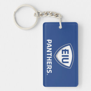Porte-clefs Logo Eastern Illinois Panthers Shield & Wordmark