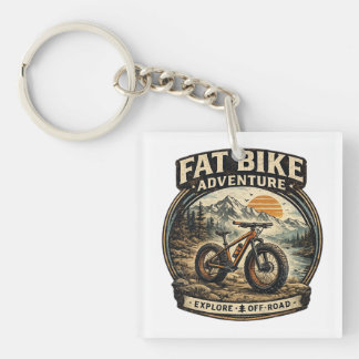 Porte-clefs Logo graphique de Fat Bike Aventure