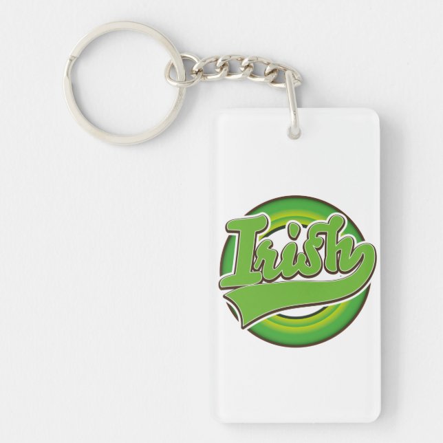 Porte-clefs Logo irlandais. (Devant)