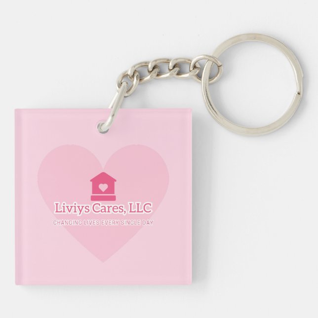 Porte-clefs Logo Liviys Cares (Dos)