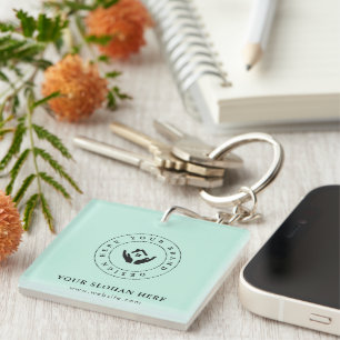 Porte-clefs Logo personnalisé minimaliste simple et promotion 