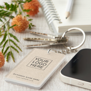 Porte-clefs Logo personnalisé minimaliste simple et promotion
