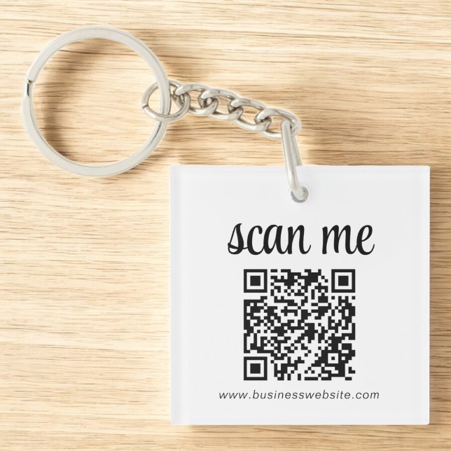 Porte-clefs Logo professionnel du code QR promotionnel (Créateur téléchargé)