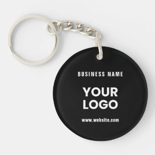 Porte-clefs Logo promotionnel moderne & Texte   Couleur modifi