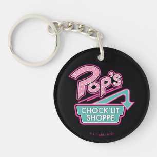 Porte-clefs Logo rose du magasin Chock'Lit de Pop