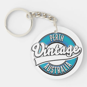 Porte-clefs Logo vintage de Perth Australie