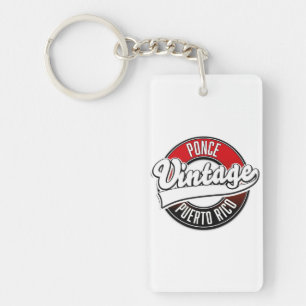 Porte-clefs Logo vintage de Ponce Porto Rico