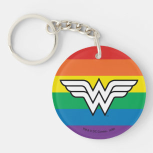 Porte-clefs Logo Wonder Woman Rainbow