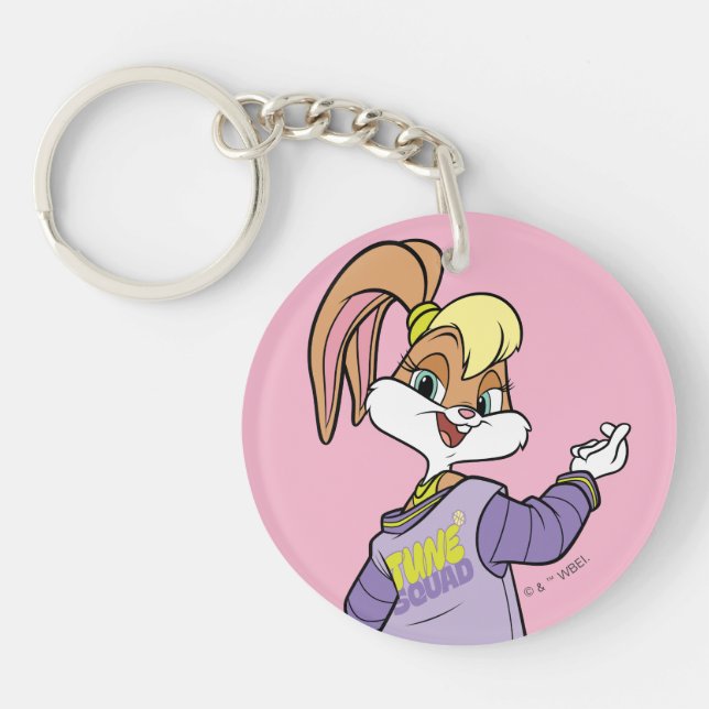 Porte-clefs Lola TUNE SQUAD™ Varsity Heart (Devant)