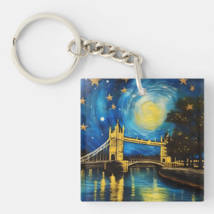 Porte-clefs London Bridge Acrylique Art,
