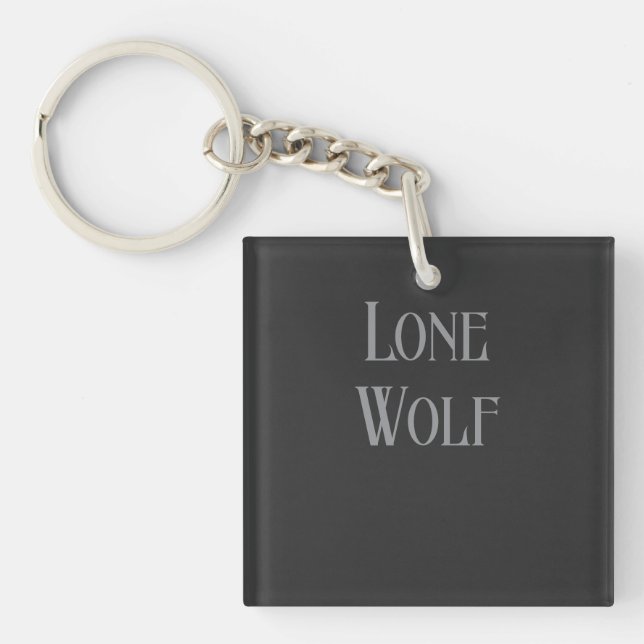 Porte-clefs Lone Wolf Male Sigma Modern Minimalist (Devant)