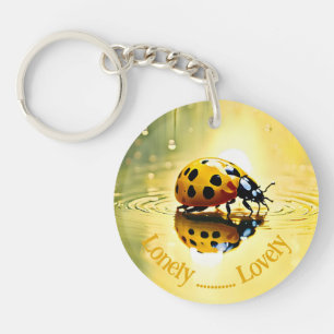 Porte-clefs Lonely Lovely Porte - clé acrylique Ladybug