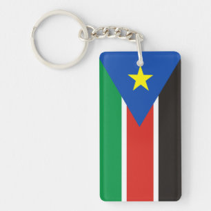 Porte-clefs long symbole de nation de drapeau de pays du sud
